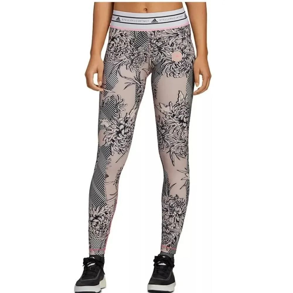 adidas by Stella McCartney TruePurpose Printed Tights XS Athleisure Activewear